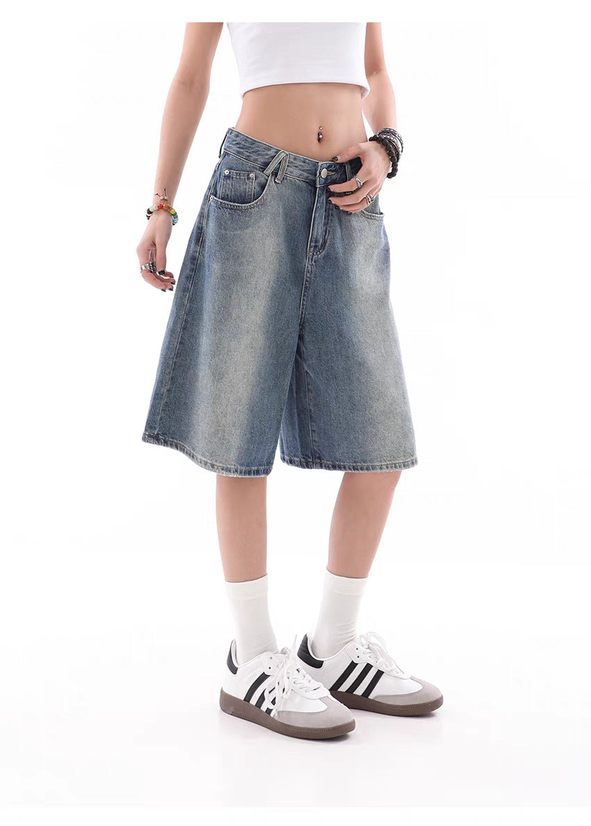 High Street Retro Denim Shorts