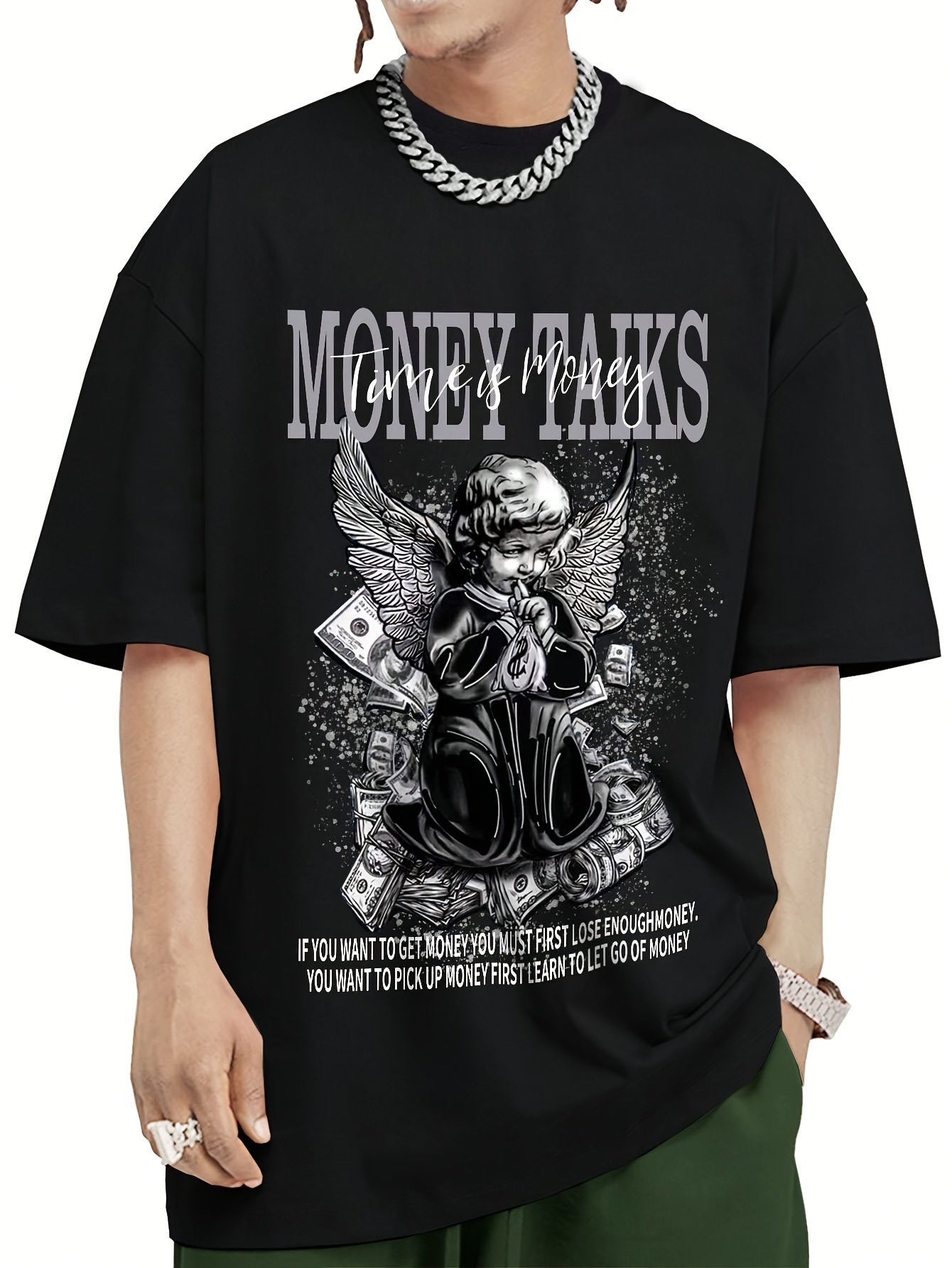 MONEY TALKS Short Sleeve round neck Tee | zäh