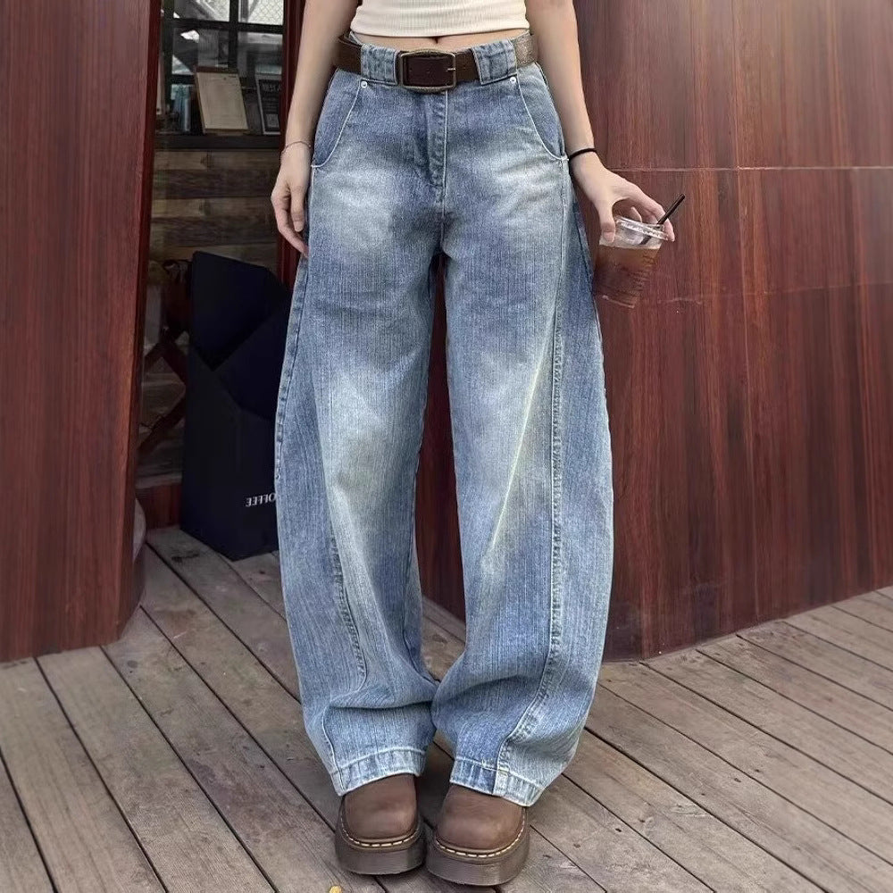 Retro Loose Machete Jeans