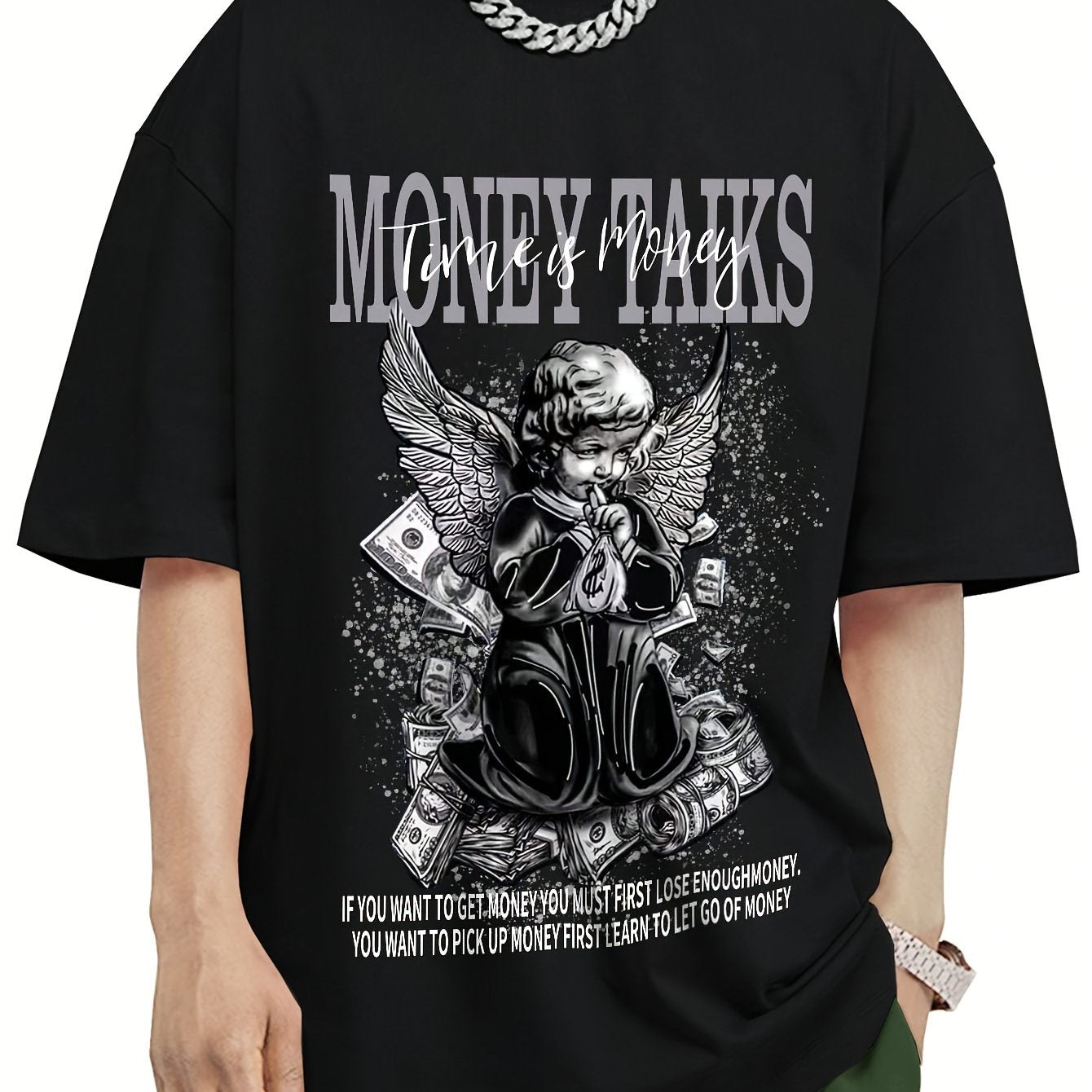 MONEY TALKS Short Sleeve round neck Tee | zäh
