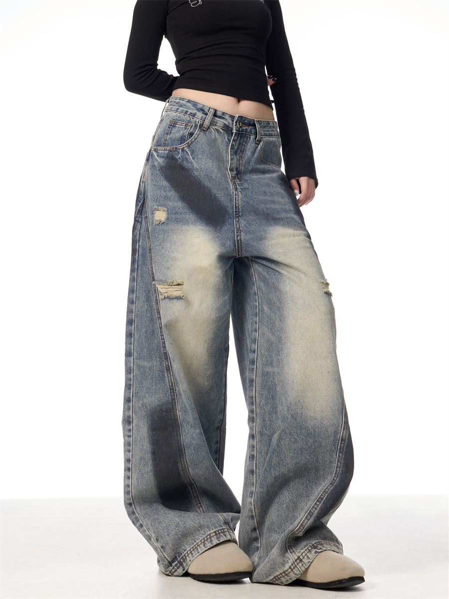 Splash Ink Ripped Machete Jeans | zäh