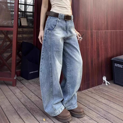 Retro Loose Machete Jeans