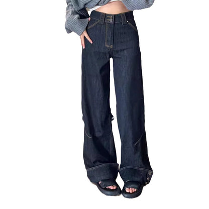 High Street Denim Loose-Fitting Pant | zäh