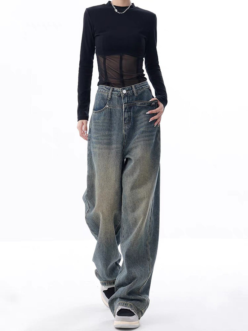 Wide Leg Retro Jeans for Women | zäh