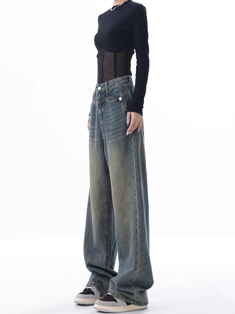 Wide Leg Retro Jeans for Women | zäh