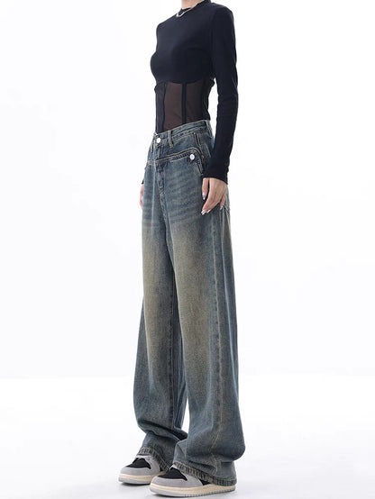 Wide Leg Retro Jeans for Women | zäh