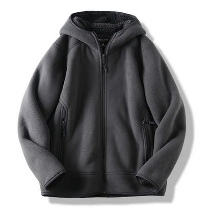 Fleeced Hoodie/Coat | zäh