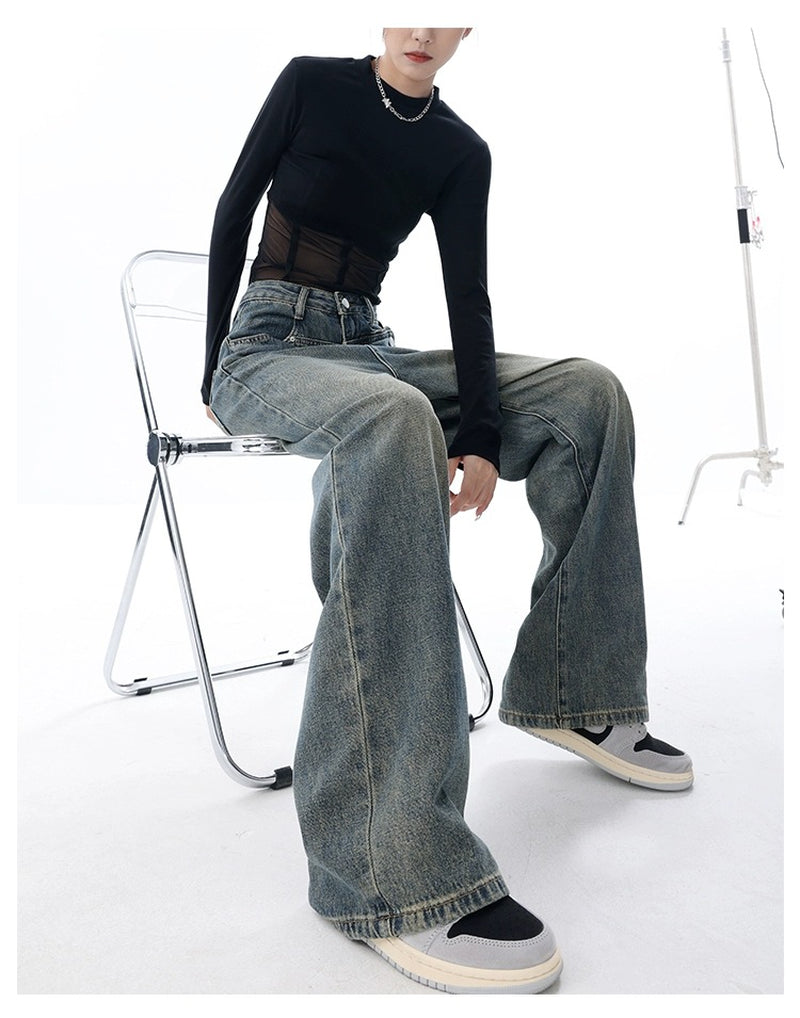 Wide Leg Retro Jeans for Women | zäh