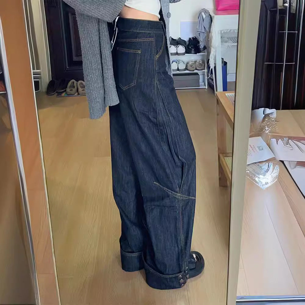 High Street Denim Loose-Fitting Pant | zäh