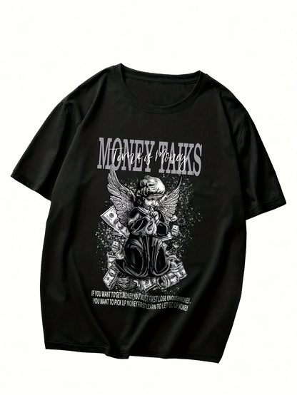 MONEY TALKS Short Sleeve round neck Tee | zäh