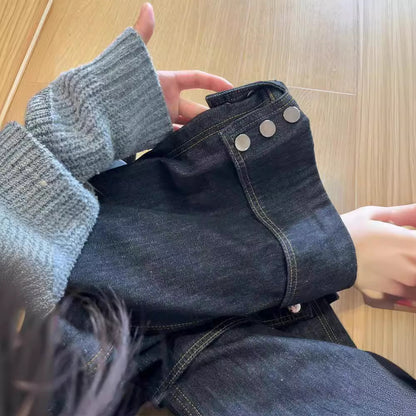 High Street Denim Loose-Fitting Pant | zäh