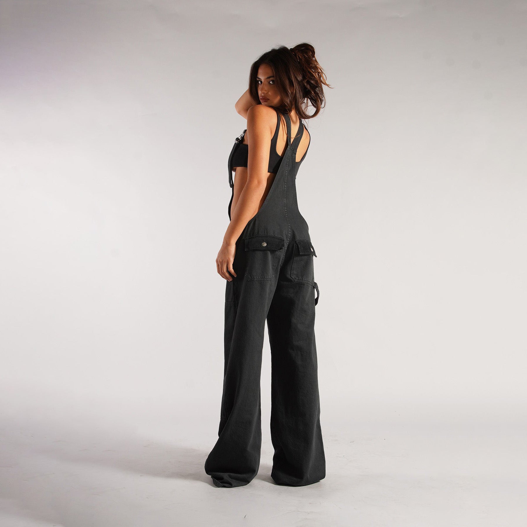 Loose Suspender Jumpsuit Streetwear Jeans Pants | zäh