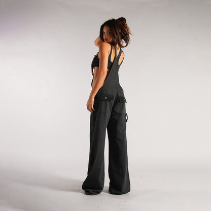 Loose Suspender Jumpsuit Streetwear Jeans Pants | zäh